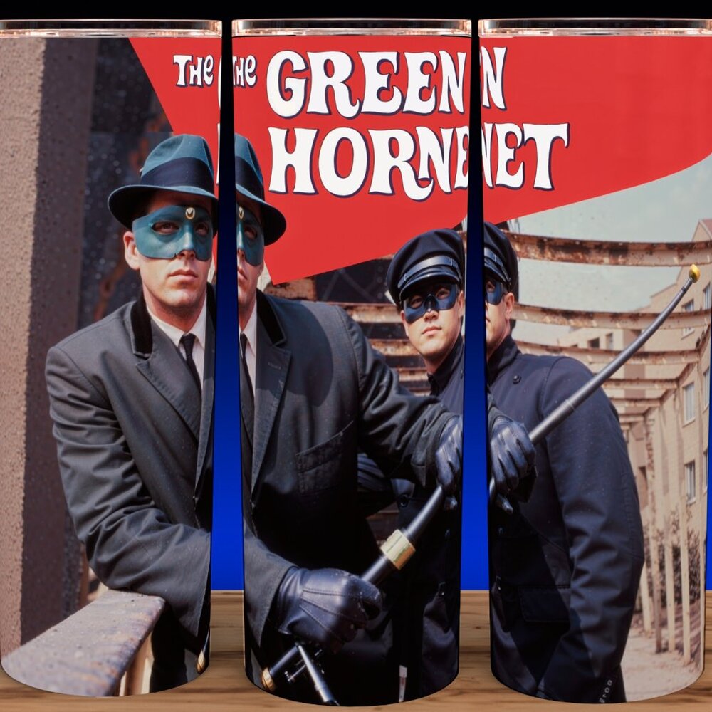 The Green Hornet 60s with Kato Bruce Lee Cup Mug Tumbler 20oz
